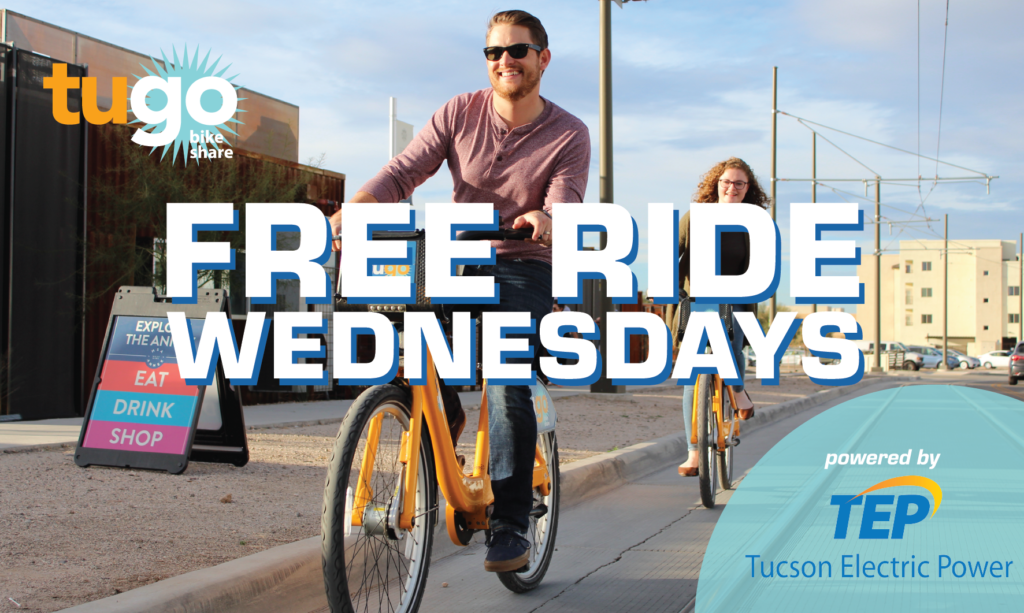 Free Ride Wednesdays Powered by TEP - April 2022